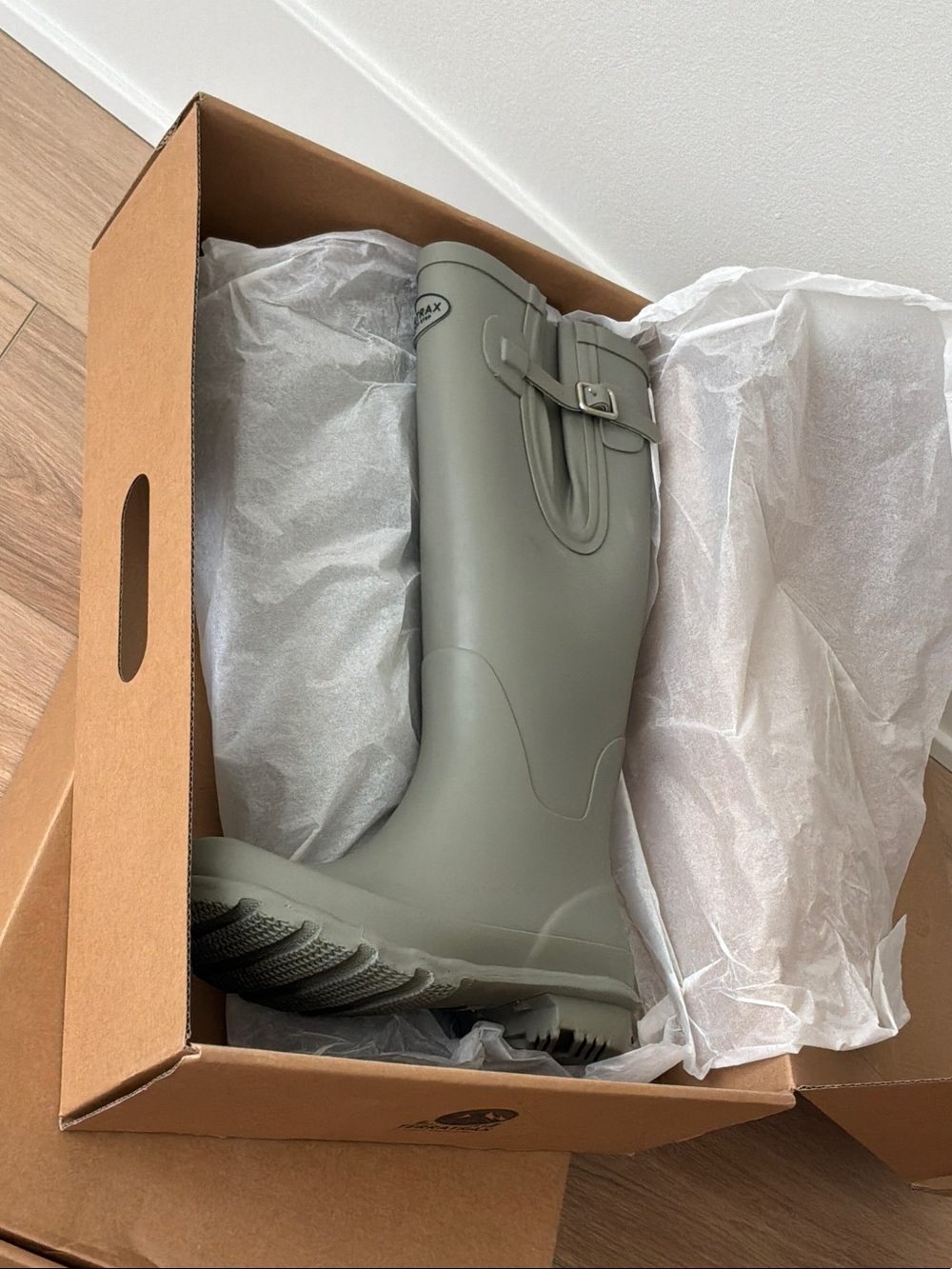 Hunter Tall Rubber Rain Boot in Sage